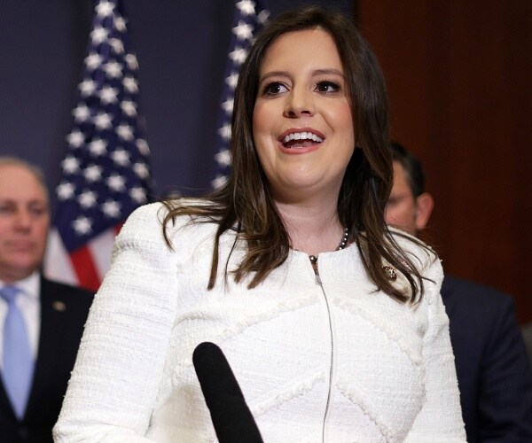 elise stefanik speaks to press