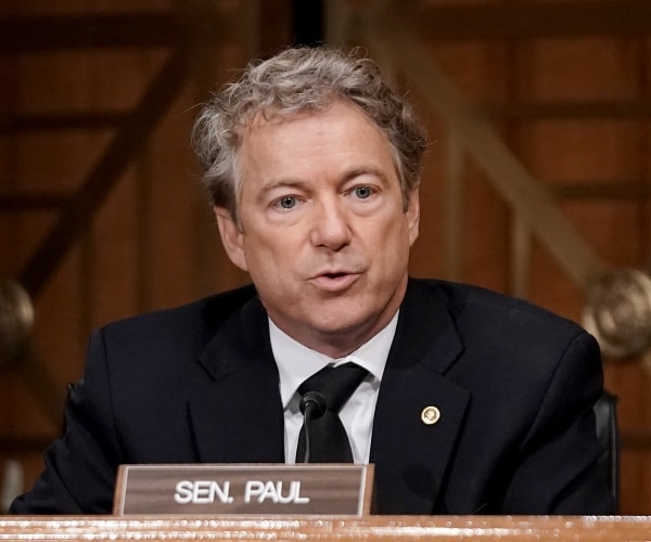 rand paul talks at hearing