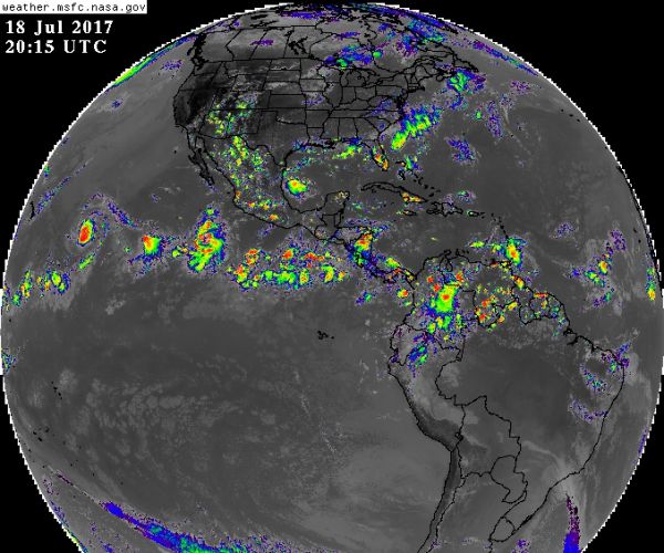 Tropical Storms Don, Hillary – Oceans Apart – Stir Up the Internet