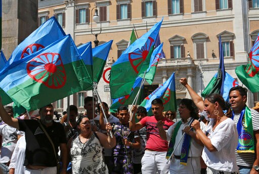 Dozens Protest Policies in Italy on Roma Holocaust Day