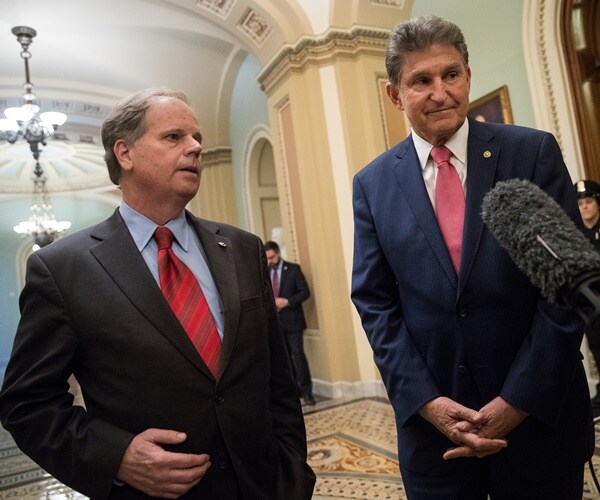 Red State Dems Doug Jones, Joe Manchin Meet Trump on Immigration