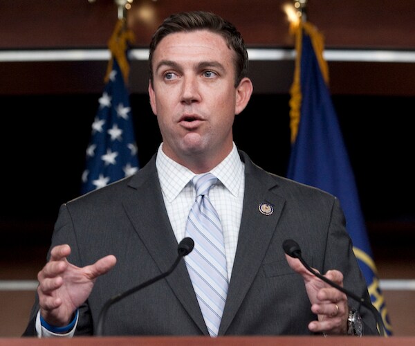 duncan hunter speaks during a news conference