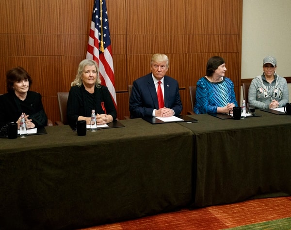 Trump Does News Conference With Bill Clinton Accusers Ahead of Debate