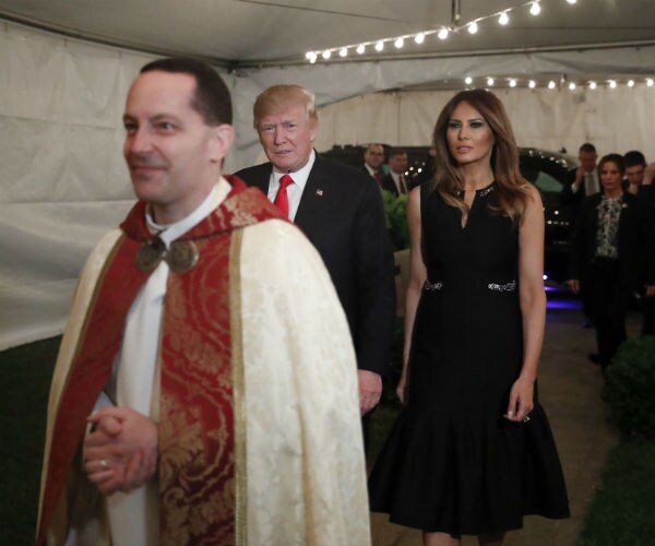 Trump Attends Christmas Eve Mass As He Spends Holiday in Florida