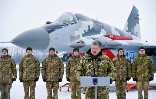 The Latest: Ukraine: Huge Russian Military Buildup on Border