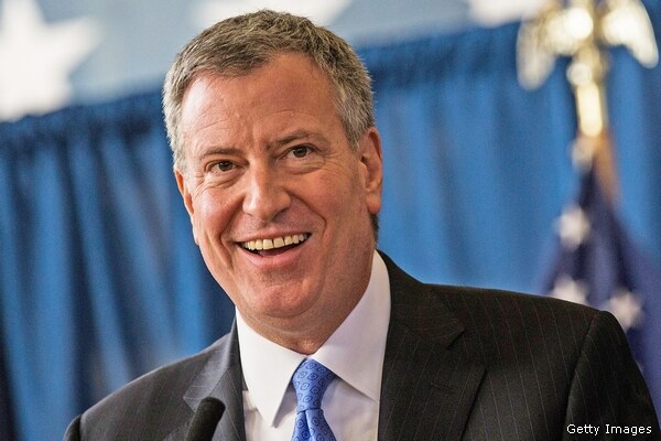 Bill de Blasio's Poll Numbers Tumble in Third Month of First Term