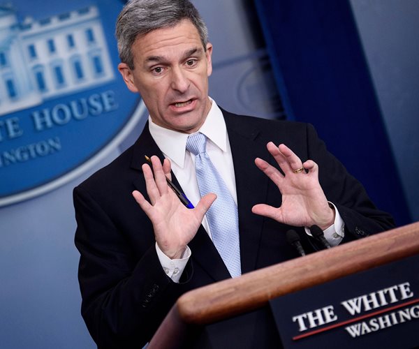 Citizenship Chief Cuccinelli Defends Green Card Rules