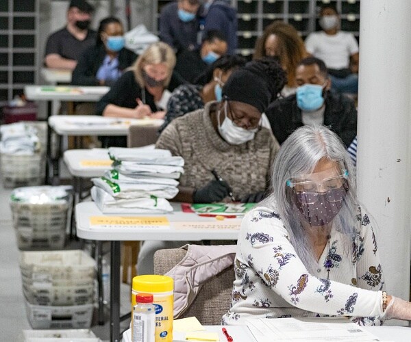 workers count ballots