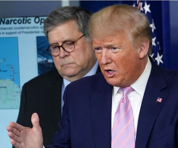 barr and trump at the white house 