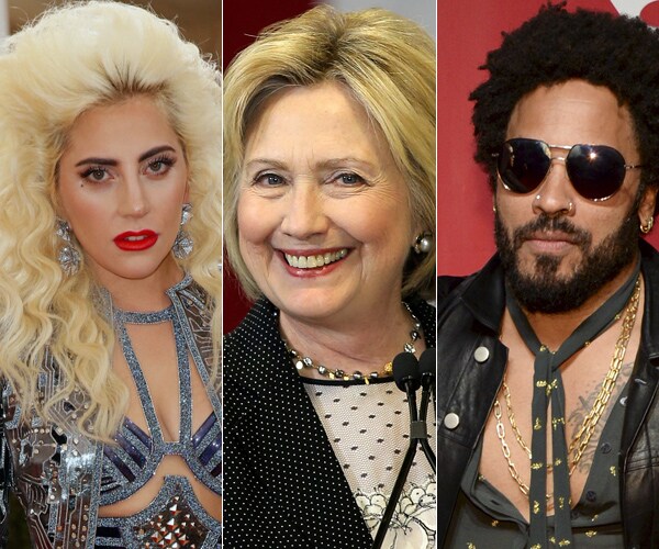 Lady Gaga, Kravitz to Perform Before Hillary Acceptance Speech