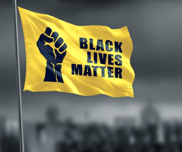 Black Lives Matter flag