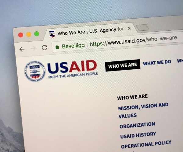 usaid website homepage on a computer screen