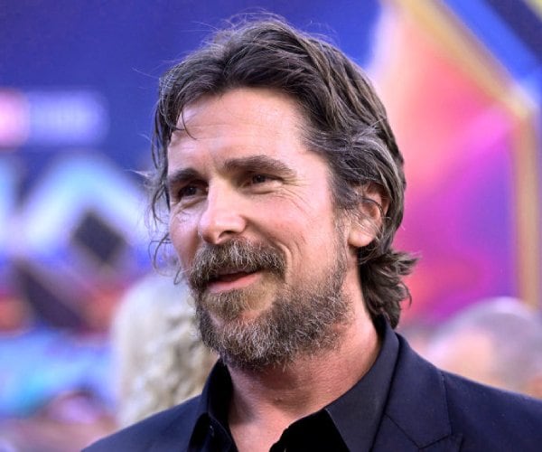 christian bale attends a film premiere