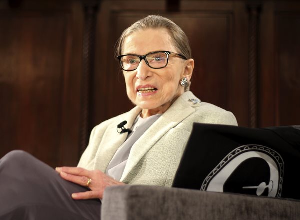 Justice Ginsburg Praises Kavanaugh for Appointing All-Female Staff