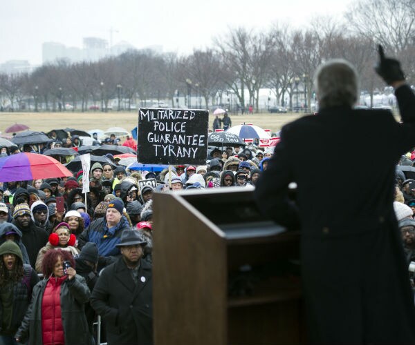 MLK March in DC Also Takes Aim at Trump