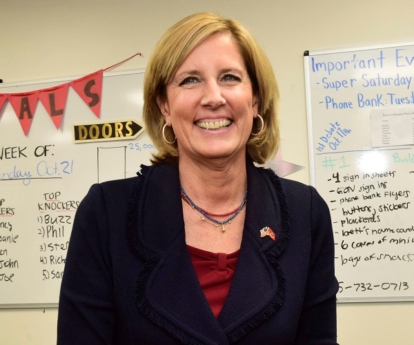 claudia tenney stands in campaign hq