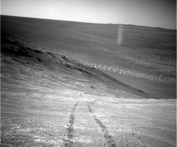 Mars Dust Devil Photo: Opportunity Rover Captures Twister on Red Planet