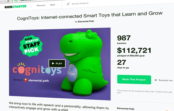 Watson-Powered Toy Dinosaur Smart Enough to Talk With Kids