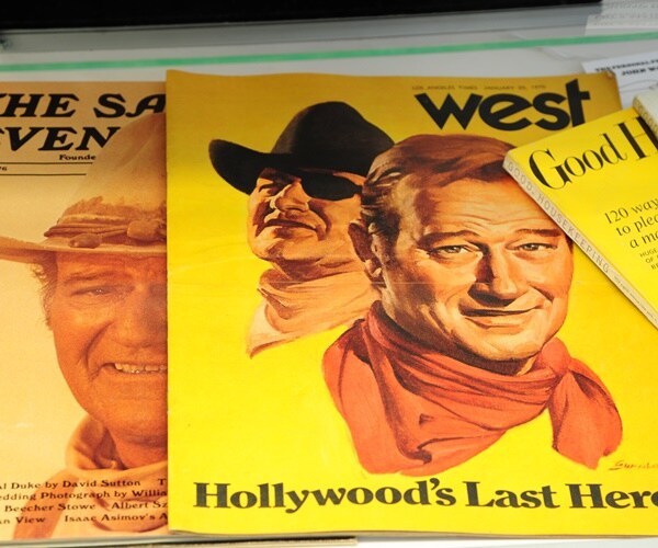 john wayne's image on magazine covers