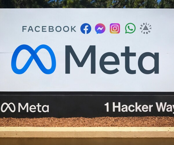 meta sign with its various platforms included