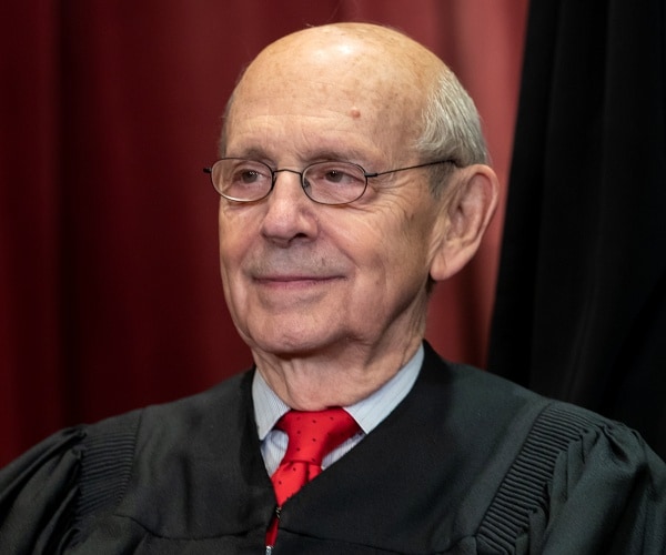 stephen breyer sits with justices