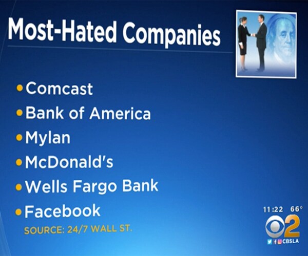 12 'Most Hated' Companies Sure Know How to Tick Off Customers