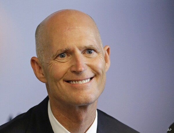 Florida Gov. Scott Courts Hispanic Voters with Switch