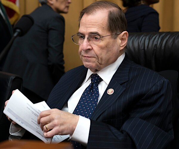 jerrold nadler handles documents before the start of a house judiciary committee hearing