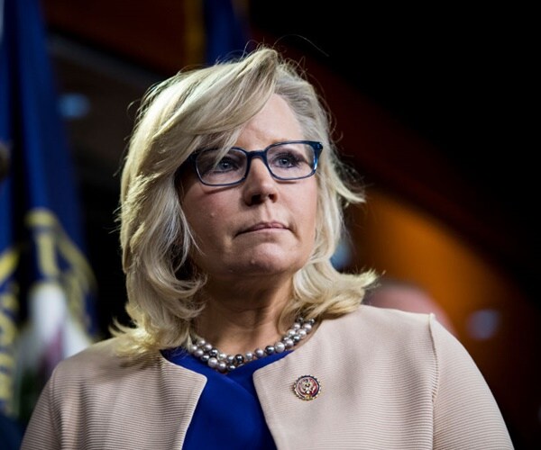 liz cheney in a press conference