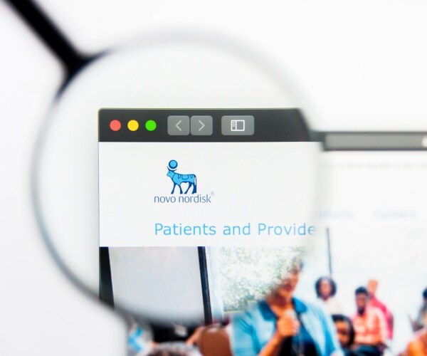 Novo Nordisk patient and physician information page on website