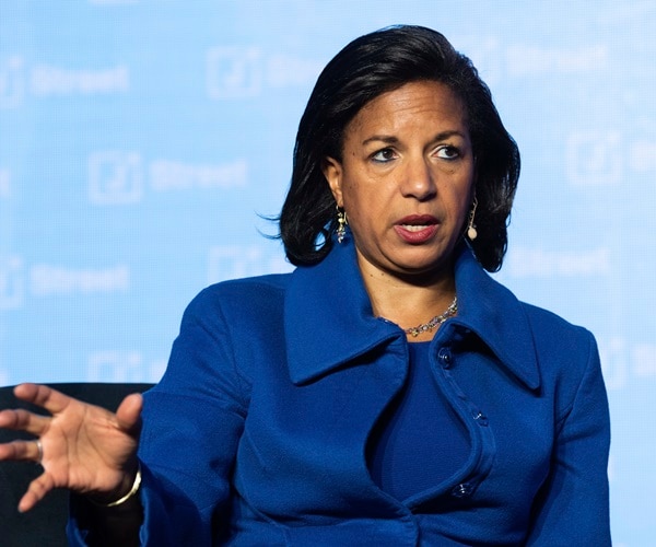 susan rice speaks at a j street conference