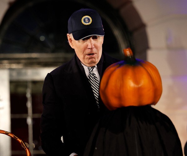 joe biden presidency white house south lawn halloween 