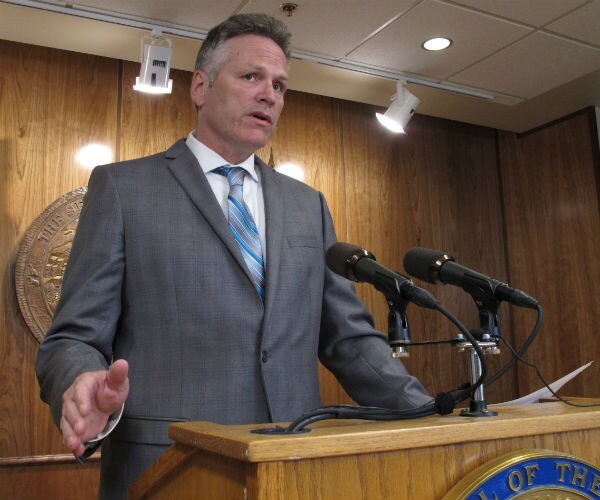 gov. mike dunleavy speaking in alaska