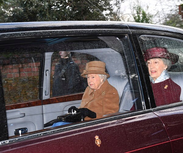 Queen Attends Church on Eve of Meeting Over Harry and Meghan