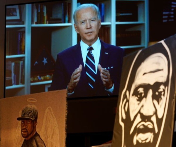 In Message to Mourners, Biden Urges Racial Justice