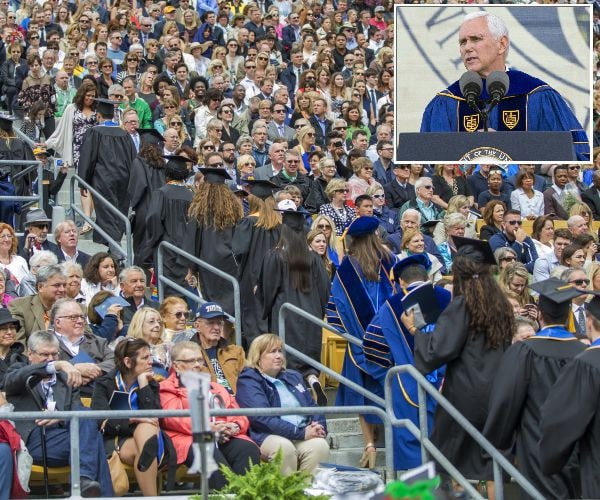 Mike Pence Notre Dame Commencement Speech Draws Protests