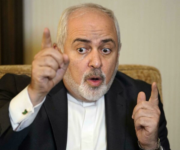 Iranian Foreign Minister Mohammad Javad Zarif is interviewed in Tokyo