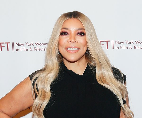 wendy williams poses at anew york city event wearing a black sleeveless dress