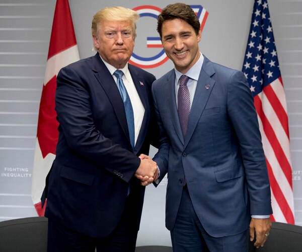 President Donald Trump and Canadian Prime Minister Justin Trudeau