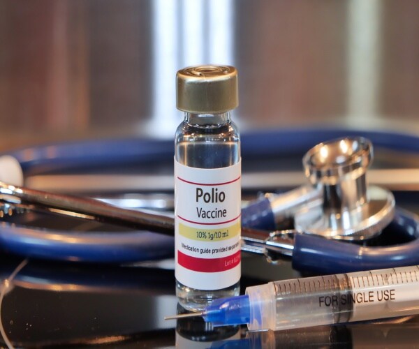 photo of a vial of polio vaccine