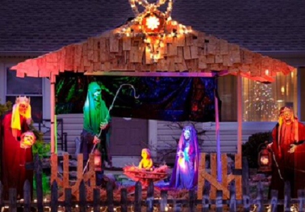 Zombie Nativity Scene Causes Uproar in Cincinnati