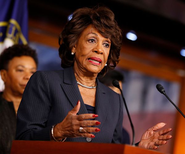 Waters Leads 'Impeach 45' Chant at Tax Rally in DC