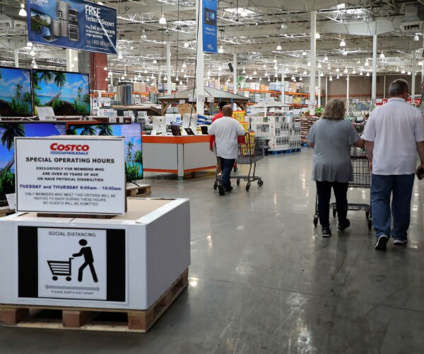 a couple shops in a costco store in kansas city, missouri