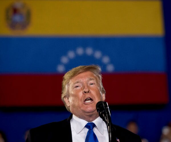 donald trump speaking about venezuela in miami florida  