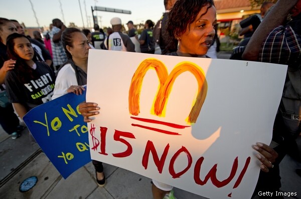 Fast Food Strikes for $15 Hourly Wage Set in 100 Cities Thursday