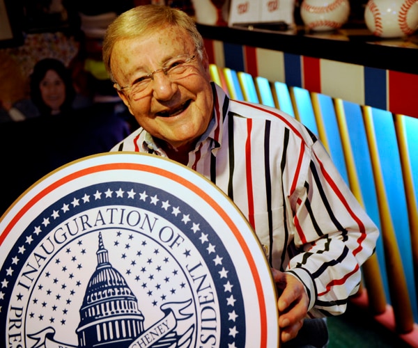 Charles Brotman, Inauguration Parade Announcer, Bounced