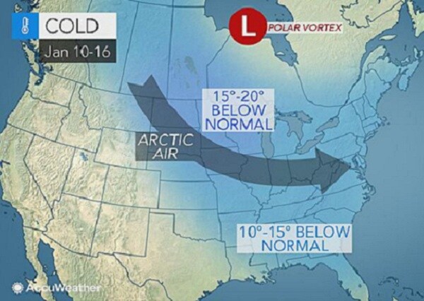 Polar Vortex 2016 to Spring Frigid Temps on Interior US