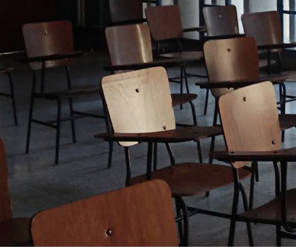 empty classroom