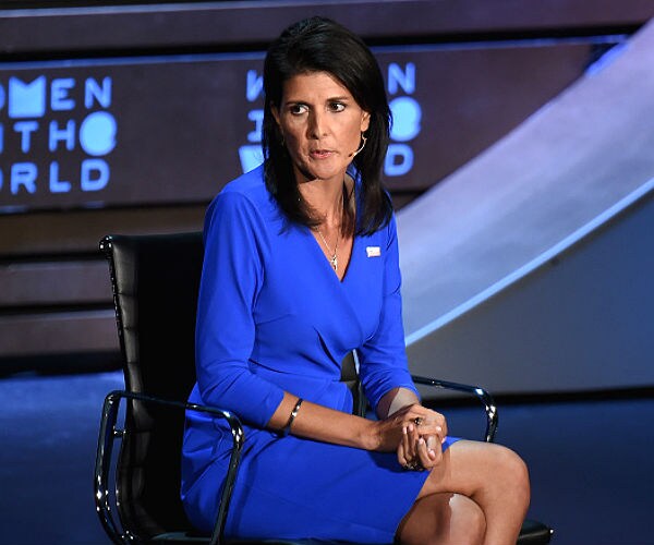 Crowd Boos Haley's Suggestion Trump Strengthened Military