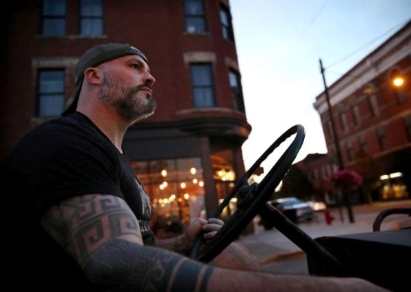 a photo of Dale King on motorcycle